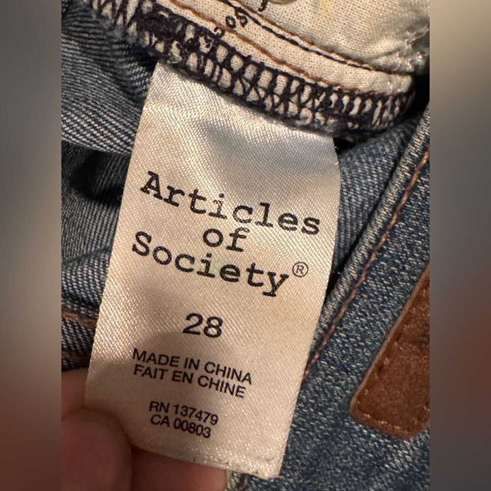 Articles of Society Raw hem Jeans size 28 - Picture 4 of 9